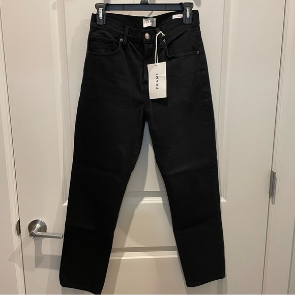 Frame Denim Denim - Frame Denim Le Original in Black